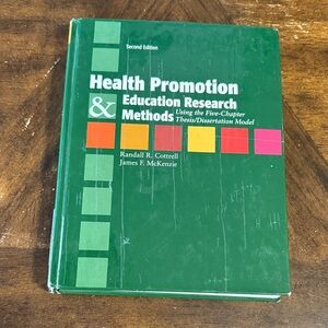 Health Promotion & Education Research Methods Textbook